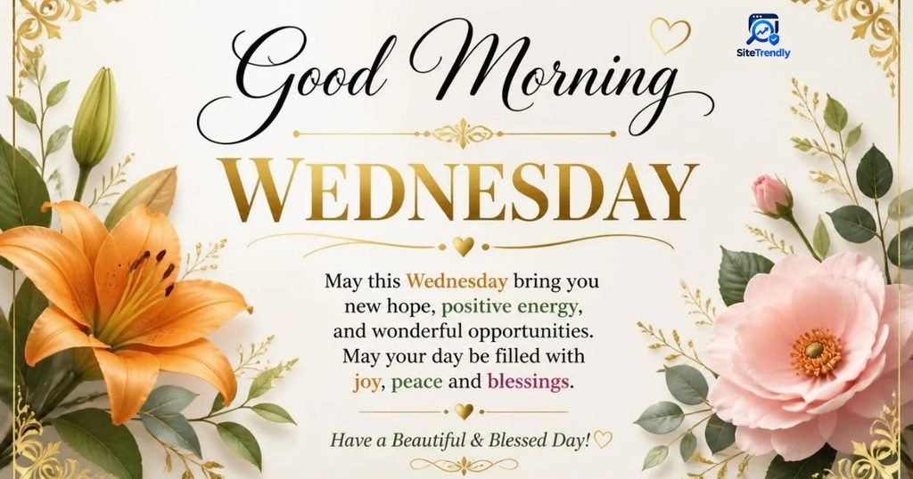 Beautiful Good morning wednesday